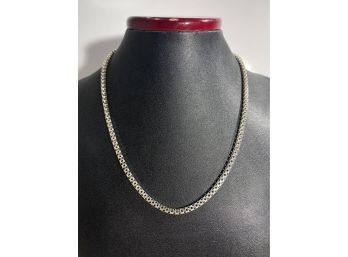 Thick Sterling Silver Round Box Chain  20'