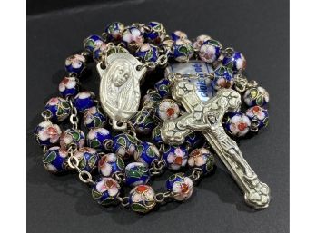 Beautiful Cloisonne Enamel Rosary Beads