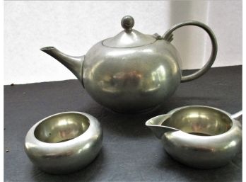 Vintage Pewter Tea Set