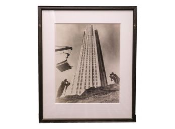 Framed Print Of The Construction Of The Empire State Building