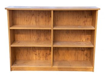 Solid Custom Made Burl Wood Book Shelf