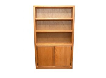 Solid Wood Bookshelf  With Cabinet