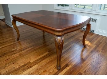 Dining Room Table With Three Leaves And Custom Table Pads