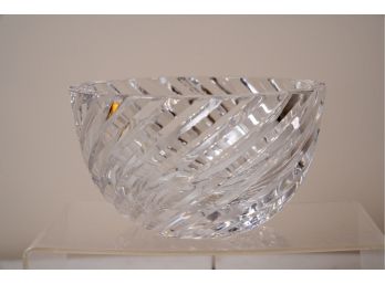 Signed Orrefors Crystal Candy Bowl