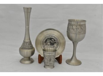 Collection Of Oriental Pewter