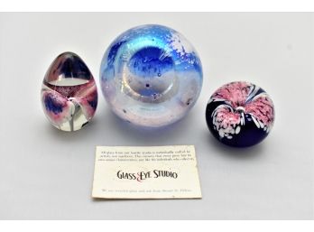 Glass Eye Studio Paperweights