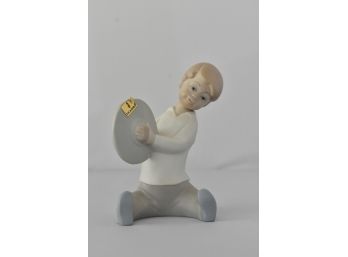 Lladro 'Boy With Cymbals' Figurine No 4613