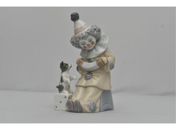 Lladro 'Pierrot With Concertina' Figurine No 5279