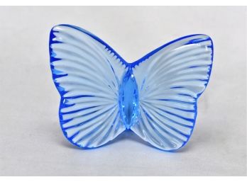 Waterford Crystal Blue Butterfly