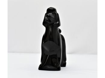 Baccarat Black Caniches Poodle