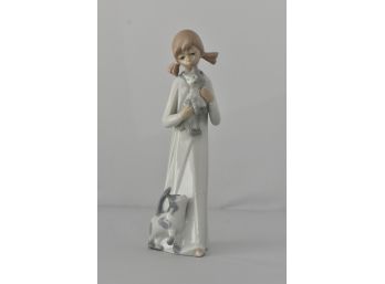 Cascades 'Girl With Cats' Figurine