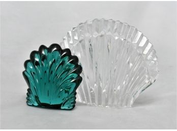 Pair Of Waterford Crystal Shells