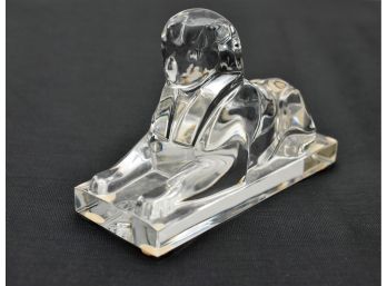 Baccarat Egyptian Sphinx Crystal Figurine