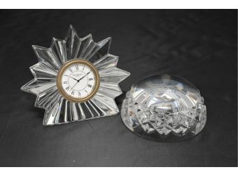 Waterford Crystal Desk Clock And More