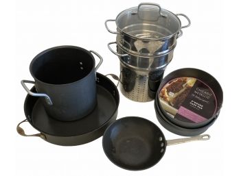 Black Calphalon Pots Cookware Plus Others
