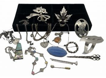 Silvertone Jewelry Collection - 18 Pieces