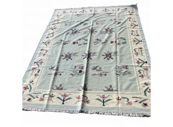Extra Large Dhurrie Rug 9' X 11'