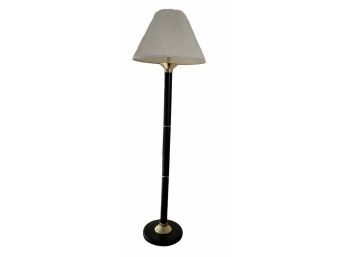 Quality 60' Black & Brass Floor Lamp