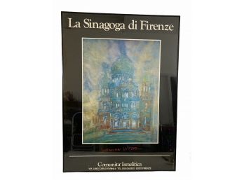 Johanan Vitta Florence Synagogue Poster 26.5' X 36'