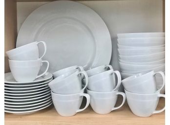 Pottery Barn White Porcelain Dinnerware- Partial Set