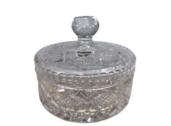 Beautiful Waterford Cut Crystal Lidded Candy Dish