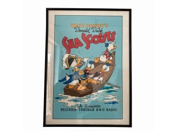 Vintage Donald Duck Movie Poster