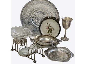 Rosenthal Sterling, Silverplate & Pewter Lot