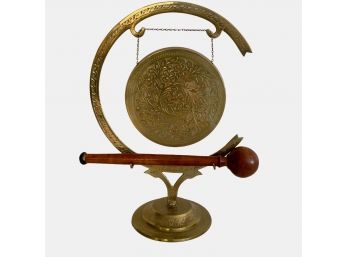Vintage Chinese Brass Table Gong