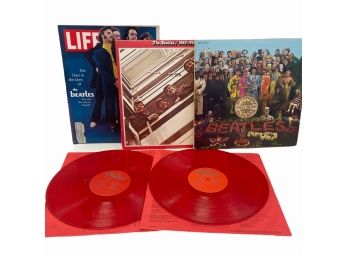 Two Beatles Albums & 1968 Life Magazine A