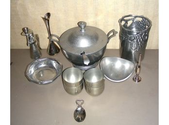 Lot: SilverPlate And Pewter, Including Arthur Court And Wilton