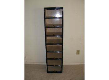 Cardboard And Plastic 8-shelf Storage Unit