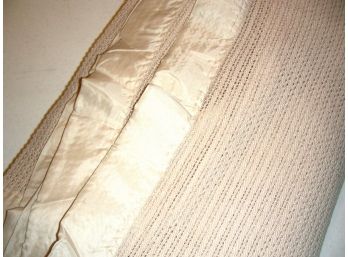 Beige Cotton Blanket - King