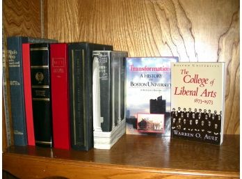 Lot Of 8 Books: Alumni Directories, Who's Who Books, Books About Boston University