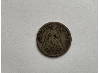 1854 Liberty Seated Half Dime