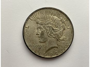 1922 Peace Silver Dollar