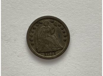 1851 Seated Liberty Half Dime