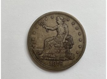 1876 Trade Silver Dollar