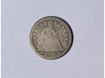 1855 Liberty Seated Dime