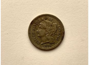 1874 Three Cent Nickel