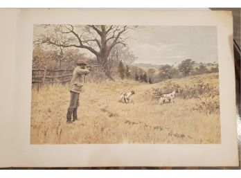 A Sporting Print By A. B. Frost - Portfolio Style - Suitable For Framing.  14' T X 20' W Page