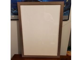 Large Natural Wood Frame For Your Favorite Artwork. Viewing Area: 19 1/4' X 27 5/8'