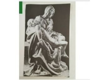 Michelangelo E La Pietra -16 B & W Prints Descriptions In Italian. Famous Work Of The Virgin Mary & Jesus