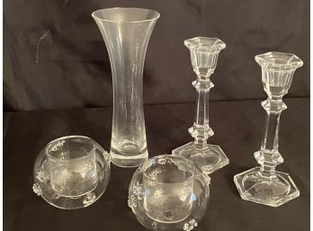 Group Of Glass Items