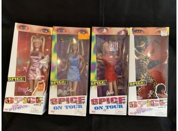 GALOOB   4 SPICE GIRLS  Dools  ON TOUR 1997