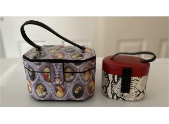 Pair Of Travel Jewelry Cases