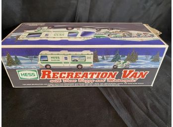 VINTAGE HESS RECREATION VAN With Dune Buggy & Motorcycle 1998