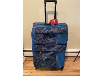 LUCAS Blue Soft Sided Wheelie Travel Luggage