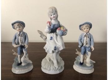 3 Piece Figurine Lot