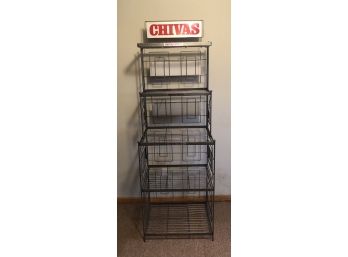 Chivas Regal Metal Storage Rack