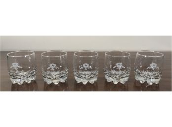 5 Crown Royal Glasses